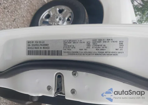 2024 Ram 2500 Tradesman 4X4 6'4 Box from USA, damaged, VIN 3C6UR5CL7RG309801